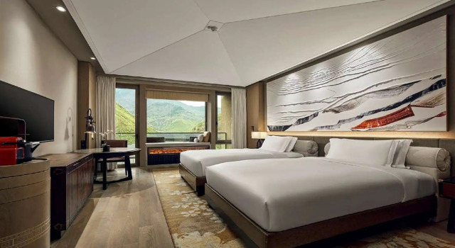 Двухместный номер Deluxe Conrad Jiuzhaigou