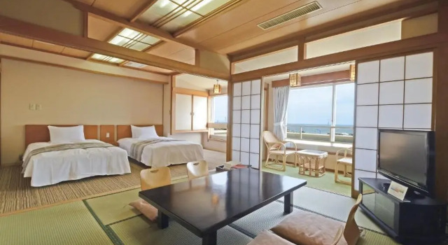 Номер Standard с видом на море Zekkeino Yado Inubohsaki Hotel