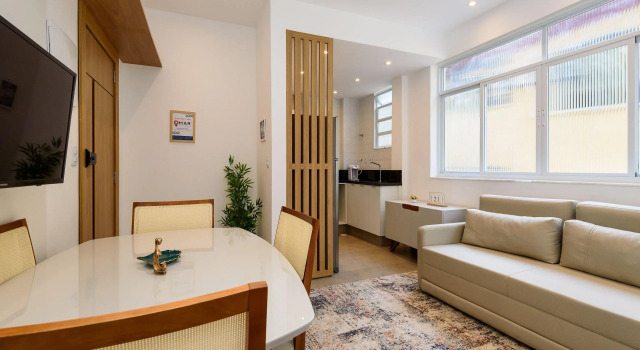 Moderno Quarto E Sala Em Copacabana | Mfb 76/204, Забронировать Отель СПА-отели штата Рио-де-Жанейро, SPA-услуги