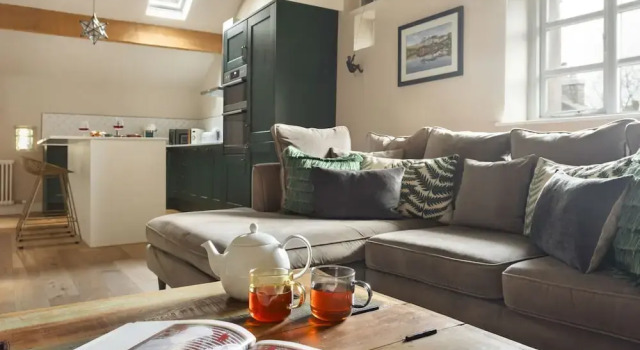 1 Force Mill Barn in Satterthwaite, Rezervasyon Tatil Evi Merseyside villalar, Villa