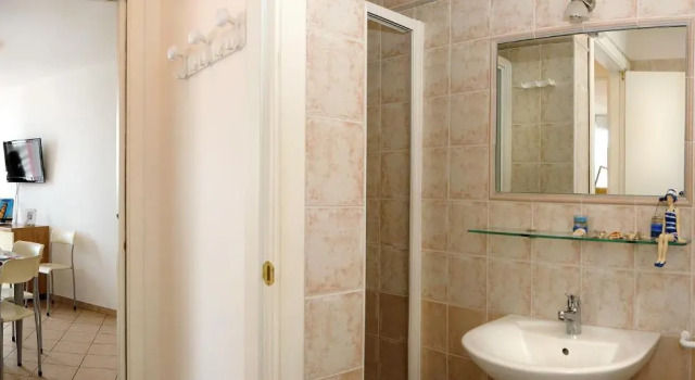 Апартаменты c 1 комнатой с частичным видом на море Residence Corallo