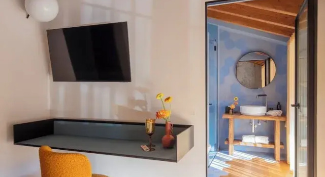 Deluxe Doppel Zimmer mit Balkon und mit Blick auf den Innenhof Casale Riversa
