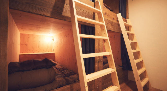 Bett im Wohnheim 36hostel