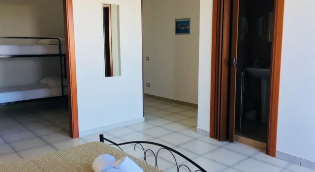 Classic cvadruplă cameră cu balcon și cu vedere la mare B&B Pizzomunno