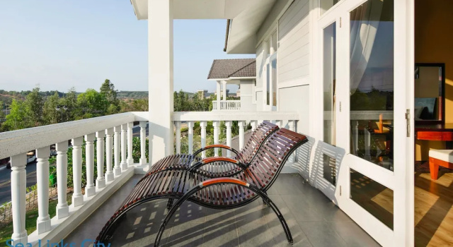 Вилла с 3 комнатами с балконом и с видом на сад Sea Links Beach Villa