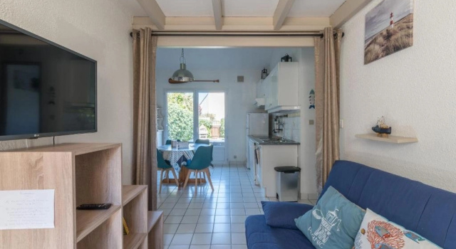 Maisonnette dans résidence calme - 200 m de la mer
