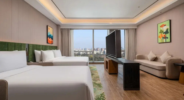 Двухместный номер Deluxe Hilton Garden Inn Suzhou Kunshan