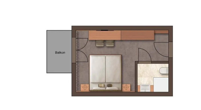 Двухместный номер Standard с балконом Vulkanlandhotel Legenstein