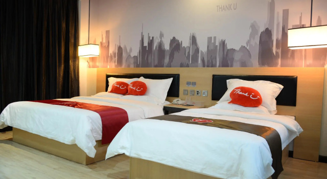 Семейный номер Standard Thank Inn Plus Hotel Guangdong Dongguan Dalingshan Town Songshan Lake
