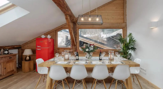 Кровать в общем номере Chalet Vogue