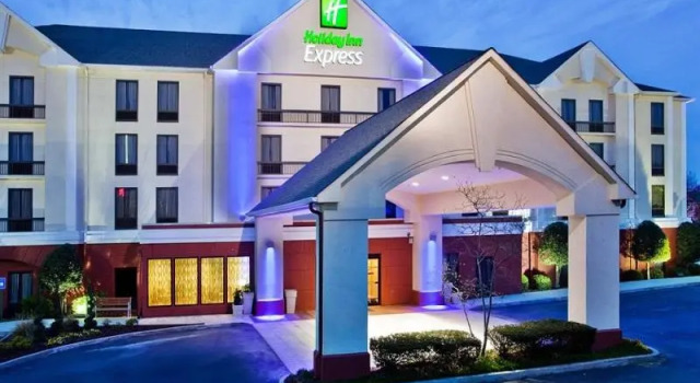Кровать в общем номере Holiday Inn Express Atlanta West - Theme Park Area by IHG