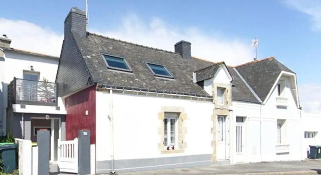Maison rénovée à Locmiquélic : 3 min du Batobus, proche sentiers et commerces, 4-6 pers. - FR-1-349-128, Prenota Hotel Locmiquélic Francia