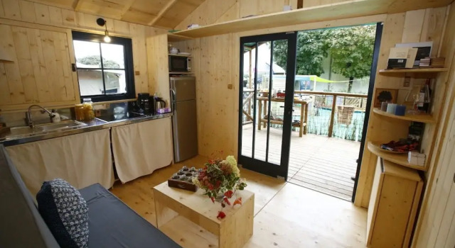 Camping Le Vieux Vallon Cabane Lodge