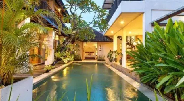 Villa Amrina: Central 3BR Tranquility in Umalas - A Luxury Private Villa By Balinest Villas, Rezervovat Vila Chaty v Bali, Chalupa