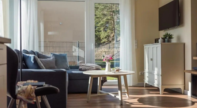 Коттедж с 3 комнатами Luftkurort - 5 Sterne Ferienhaus - See-Kamin-Sauna-Garten