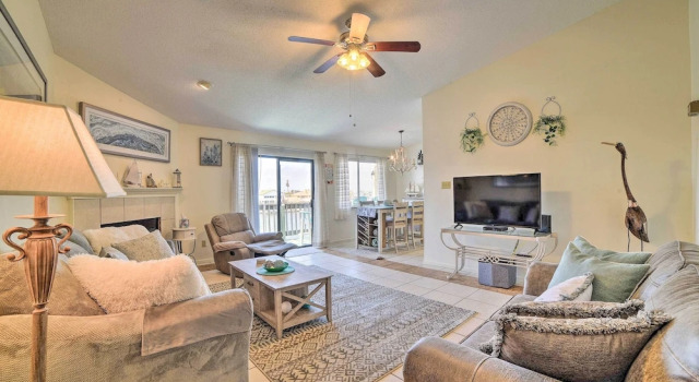 Waterfront Luxury House: Dock, Fire Pit & Fishing, Rezerwuj Apartament Padre Island 