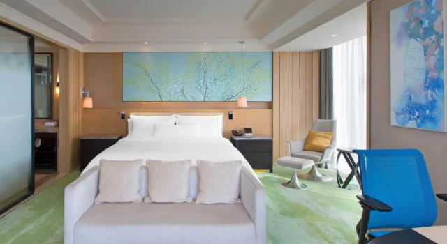 Двухместный Club Lounge Access номер с видом на город The Westin Qingdao