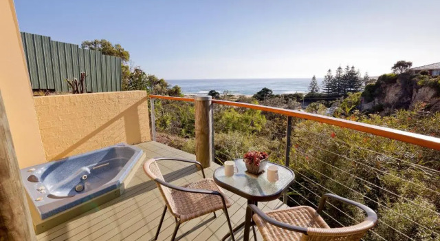 Апартаменты с 2 комнатами с видом на океан Tathra Beach House Holiday Apartments