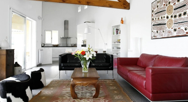 Peaceful Villa With Pool & Views, Rezervasyon Villa Roquebrun Hérault