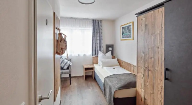 Одноместный номер Standard с видом на горы Hotel Alte Säge Ruhpolding inkl Chiemgaukarte und Genussfrühstück