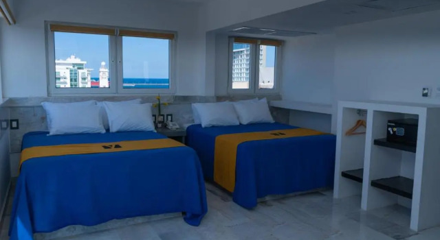 Camera doppia Standard con balcone e con vista mare Hawaii Hotel Veracruz