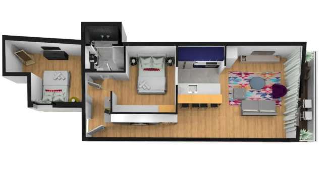 Апартаменты с 2 комнатами Carmel Market Apartments by Master