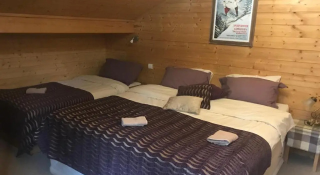 Трёхместный номер Standard с красивым видом из окна Chalet Esprit