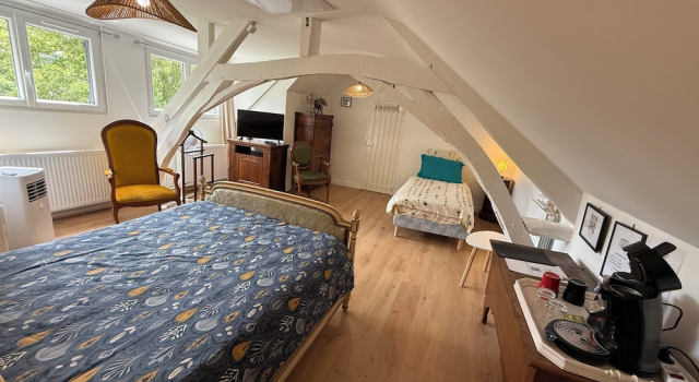 Двухместный номер Standard c 1 комнатой с видом на сад Villa du Beau Port