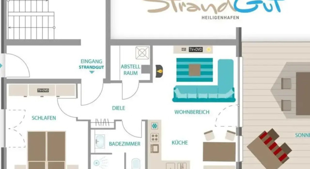 Holiday Apartment Strandgut 16.1, Забронировать Апартаменты/квартира Апартаменты Хайлигенхафен, Апартаменты/квартира