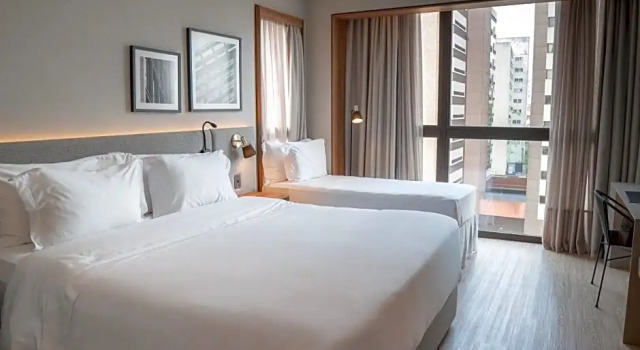 Семейный номер Superior с частичным видом на море LK Design Hotel Florianópolis