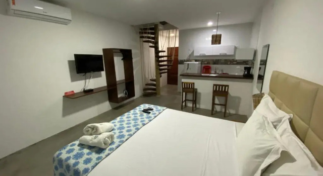 Студия Superior Pousada Flats Porto dos milagres