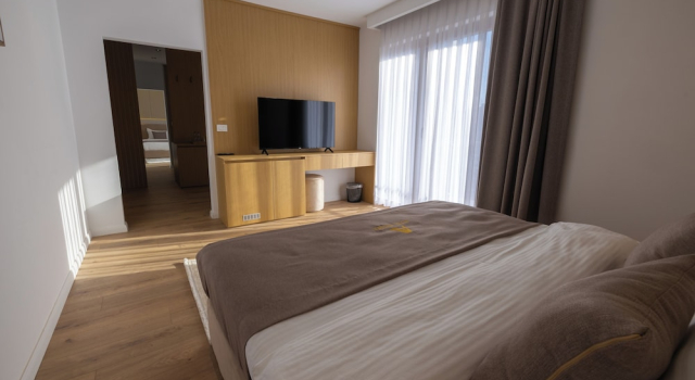 Двухместный номер Deluxe с балконом и с видом на парк Hotel Allegra