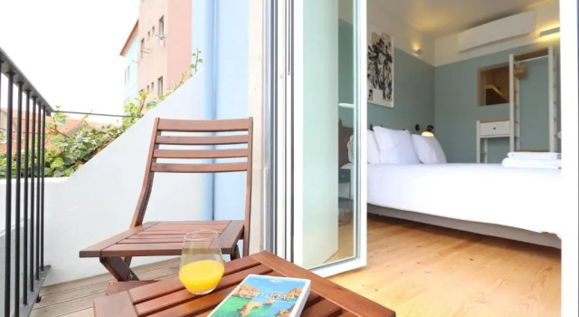 Апартаменты c 1 комнатой с балконом Light Blue Apartments - Downtown Lisbon