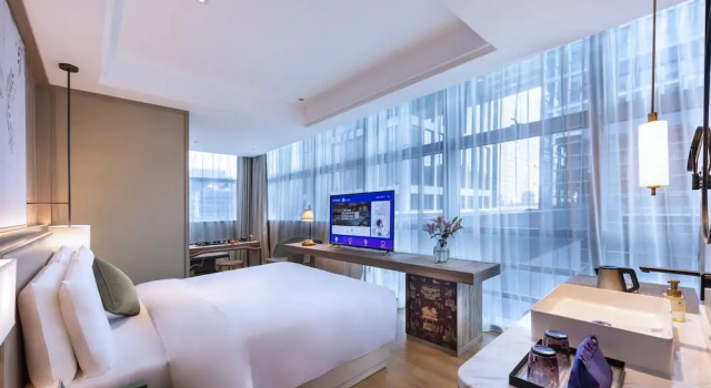 Номер Deluxe Manxin Beijing Bei Qi Jia Wen Du Shui Cheng Hotel
