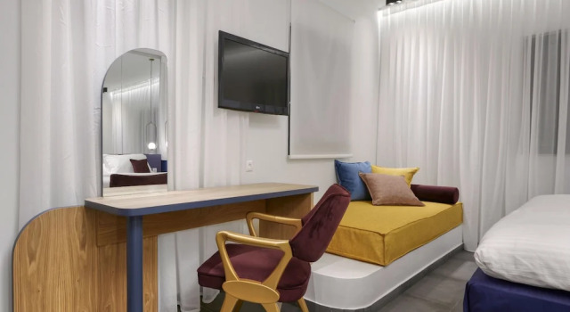 Двухместный номер Deluxe с балконом Thomais Boutique Hotel