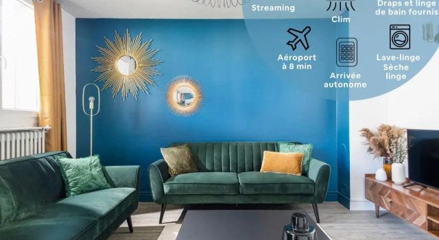 ✩THE ONE✩ Élégance et confort en plein centre, Book Apartment Colomiers Haute-Garonne