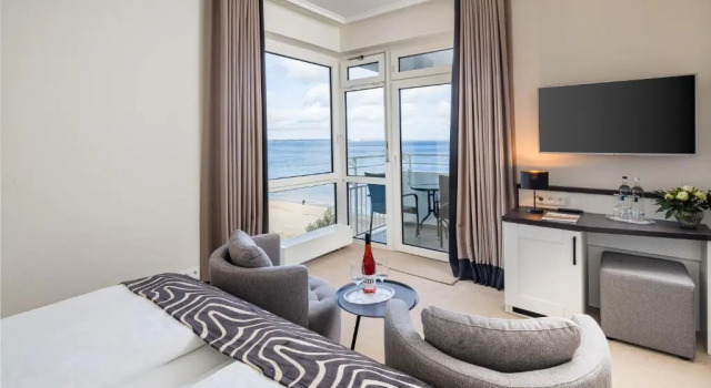 Двухместный номер Standard с видом на море Hotel Bellevue