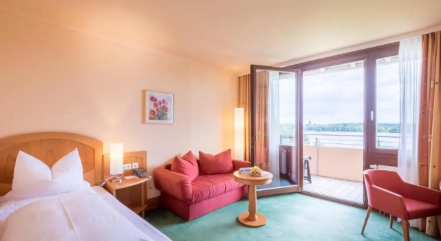 Одноместный номер Standard с видом на озеро Gesundheitshotel Weißenstadt am See
