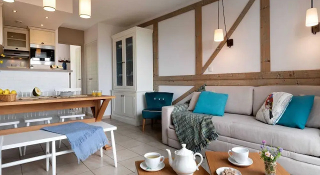 Коттедж Classic Apartment in Residence & Spa With Common Pool and Sauna, Houlgate