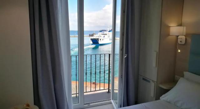 Standaard Tweepersoonskamer uitzicht op zee Vento di Mare