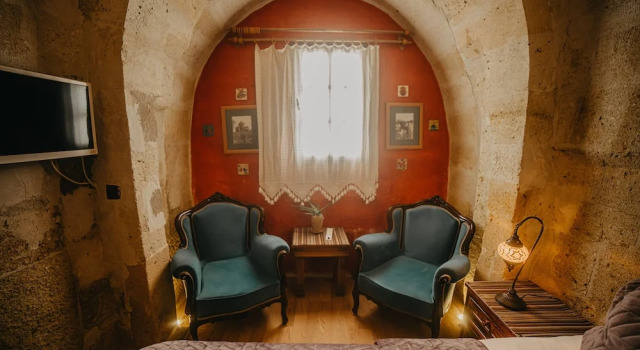 Двухместный номер Standard c 1 комнатой Helios Cave Hotel