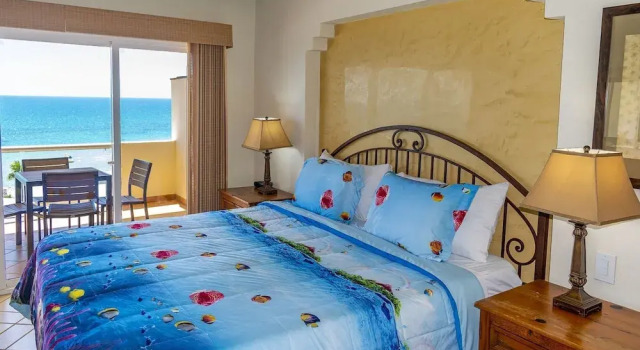 Spectacular 2 Bedroom Condo on Sandy Beach at Las Palmas Resort B-504 2 Condo by RedAwning, Book Resort Puerto Penasco Sonora