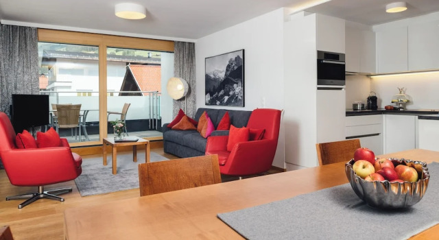 Номер Standard Schneeweiss lifestyle - Apartments - Living