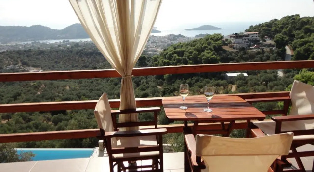 Студия с видом на море Skiathos Garden Cottages