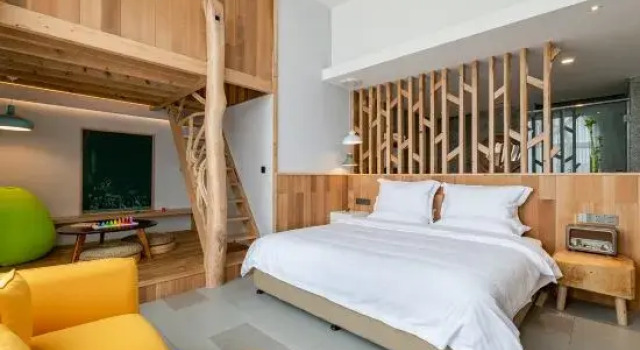 Люкс Дуплекс с видом на реку Shifang Qinglv Hotel