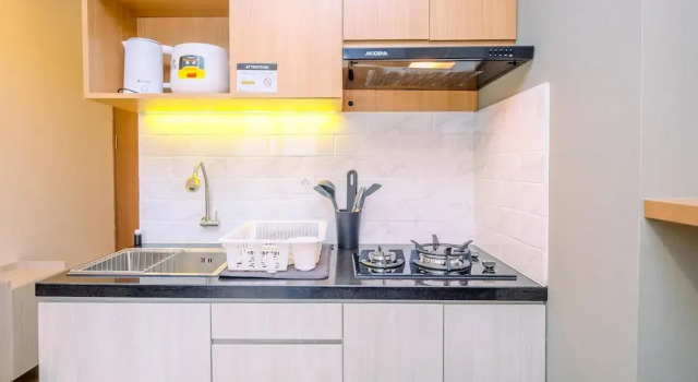 Standard Apartment Minimalist and Warm 2BR at 29th Floor Podomoro Golf View Apartment