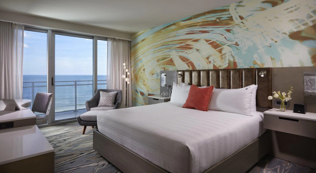 Двухместный номер Standard oceanfront Hard Rock Hotel Daytona Beach