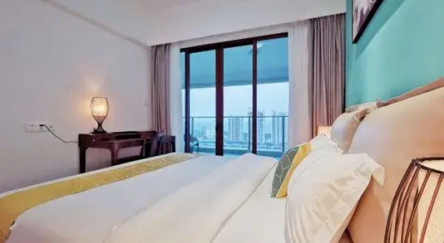 Люкс с 2 комнатами с видом на море Hailing Island Banxia Time Holiday Villa (Yangjiang Poly Yintan Branch)