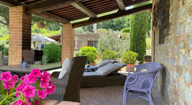 Студия Podere Casanuova I Pool, Garden, San Gimignano Views