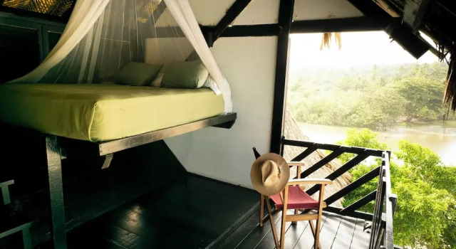 Номер Standard oceanfront Finca Barlovento Cabaña, Tayrona